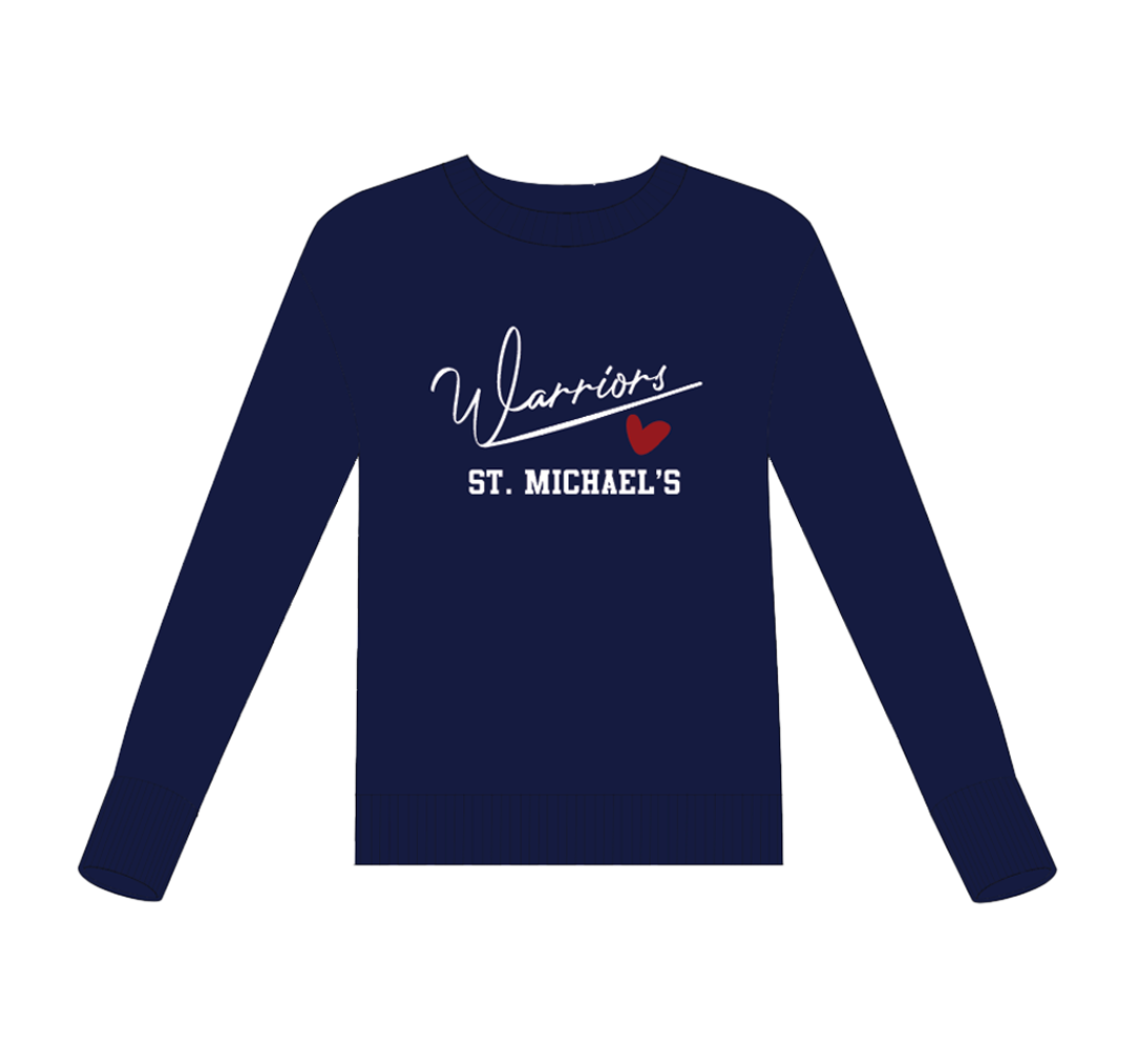 Women's Heart Crewneck Sweater