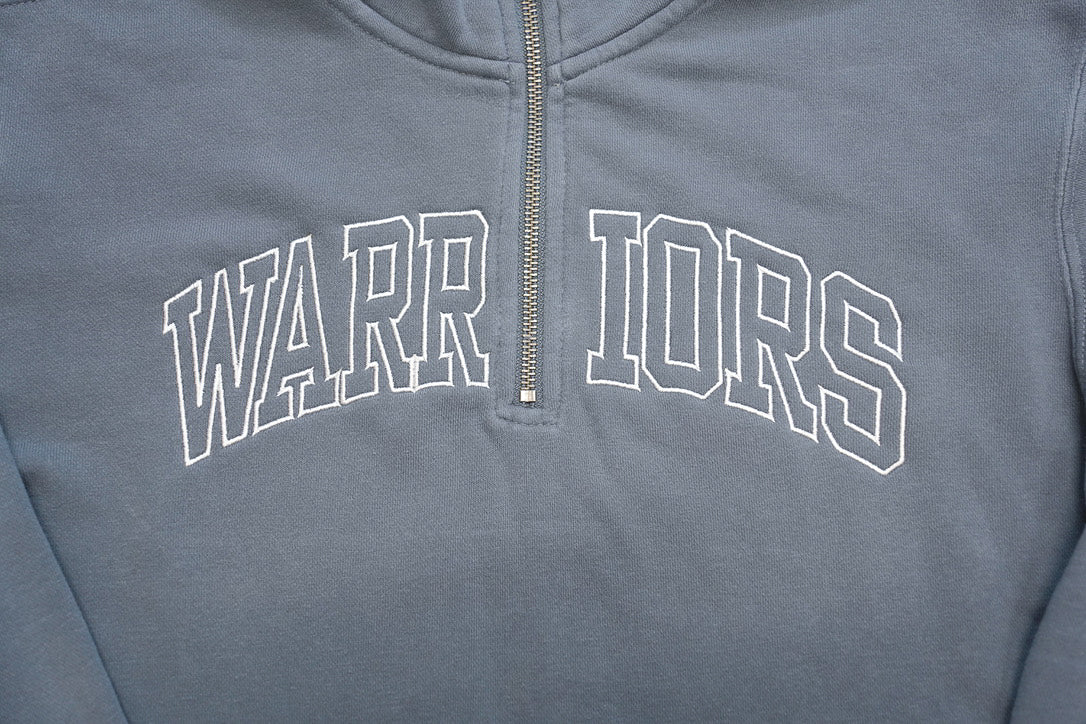 Warriors Slate Quarter Zip