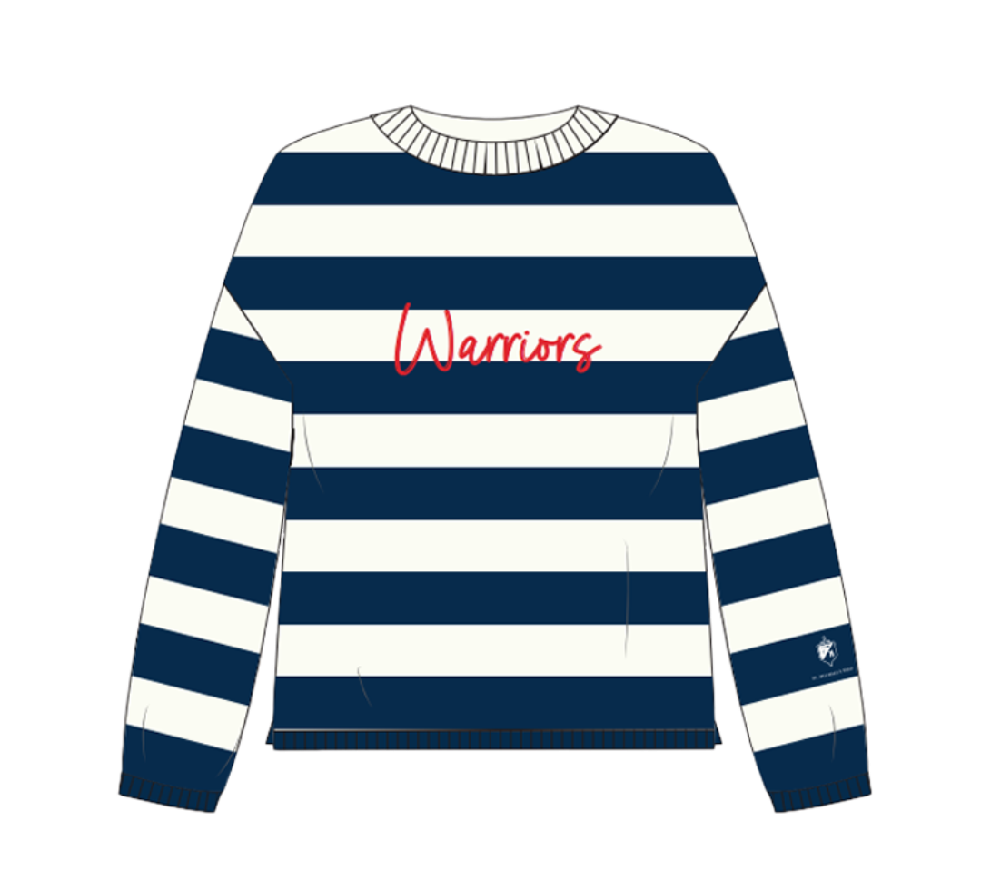 Women's Striped Crewneck Sweater