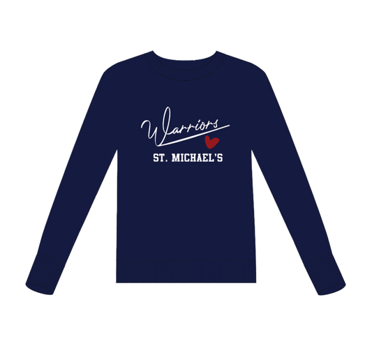 Women's Heart Crewneck Sweater