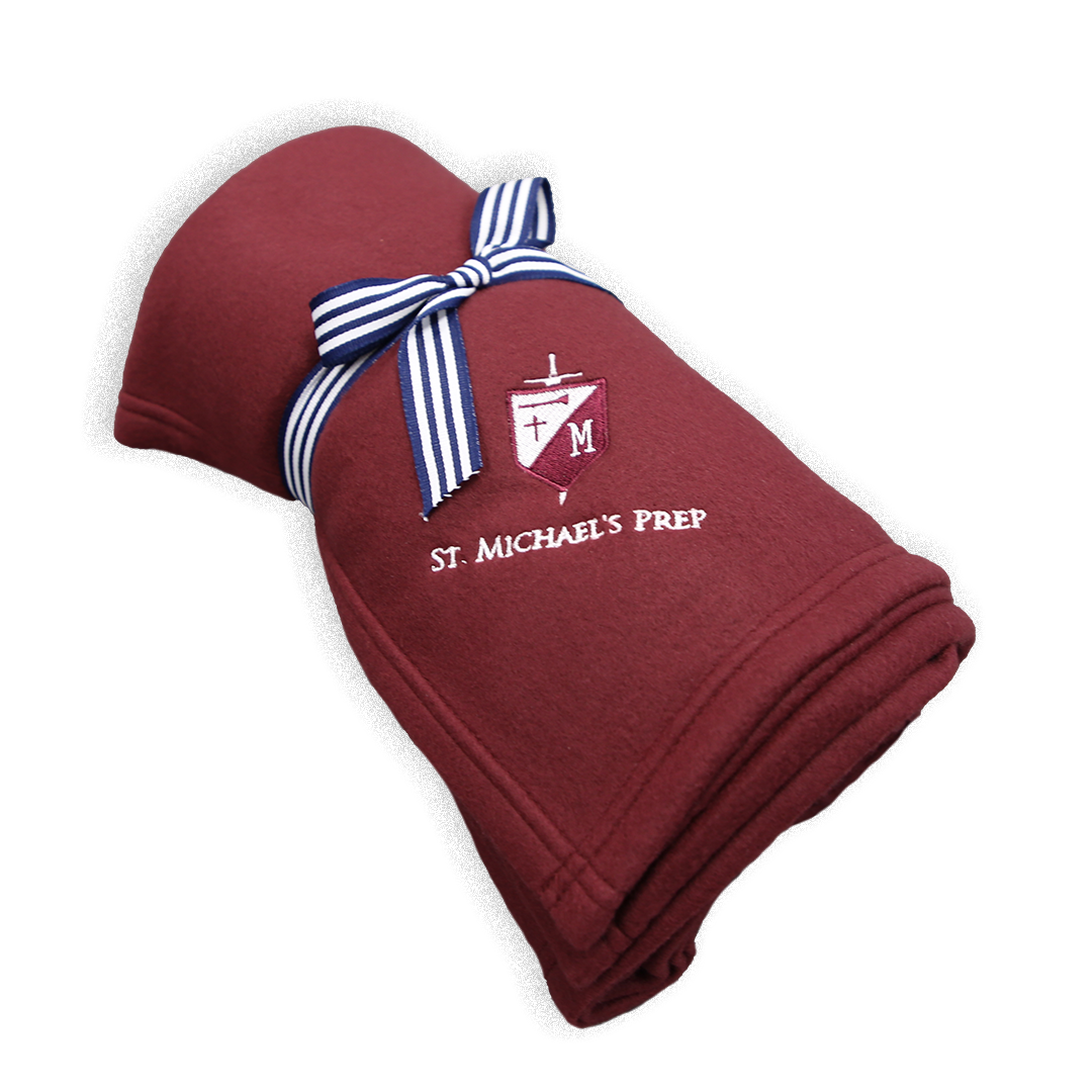 Embroidered Fleece Blanket