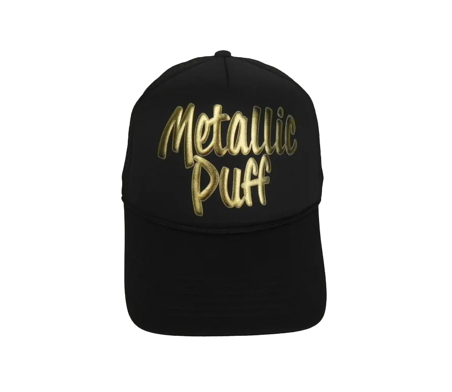 Gold Puff Warriors Hat