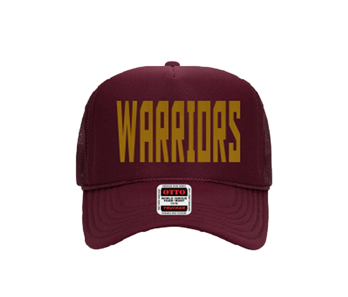 Gold Puff Warriors Hat