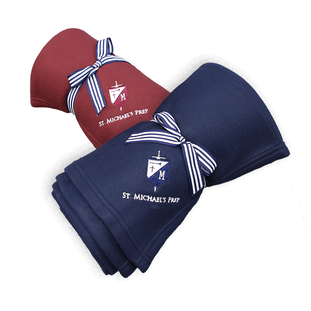 Embroidered Fleece Blanket