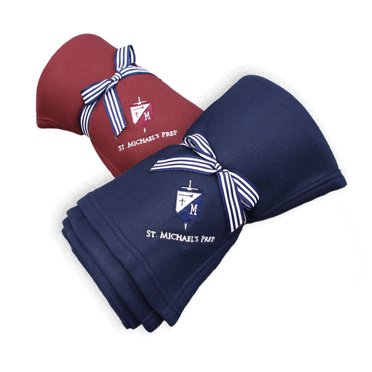 Embroidered Fleece Blanket